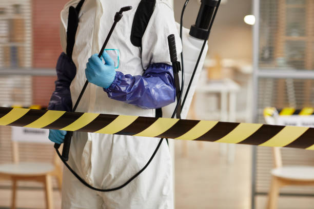 Professional Infectious Disease Decontamination technician working in North Lawrence, OH
